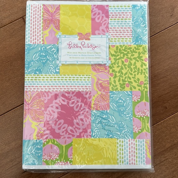 BNWT Lilly Pulitzer notecards and colored pencils rare and HTF - Picture 2 of 13